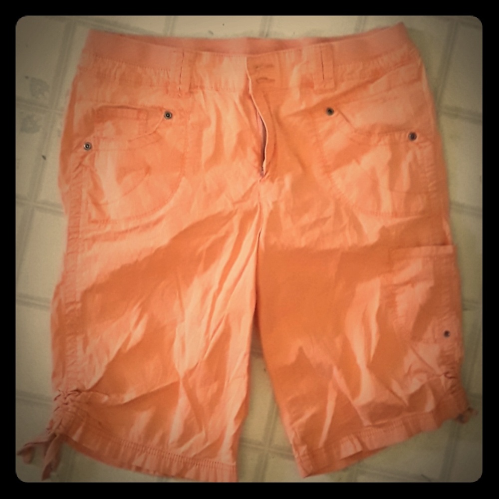 Orange khakis shorts size 10